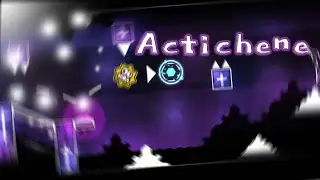 "Actichene" 100% (ALL COINS) by Hydren | Geometry Dash 2.2