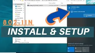 How to Install 802 11n Usb Wireless Drivers Windows 7,8,10