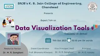Expert session on Data Visualtion Tools & Tableau in Details-Part-I