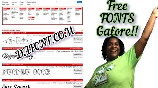 HOW INSTALL FREE FONTS ON DAFONT.COM || EXTRACTING AND SAVING FONTS TO COMPUTER