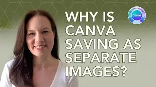 Why is my Canva PDF design downloading as separate pages?