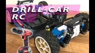 Cordless Drill 18v RC CAR 3D printed, RC DrillCar project part 1