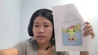 Hello everyone, today I will show you how to color a yellow-green sea monster