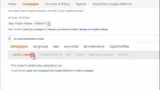 2. Create your Bing Ads campaign