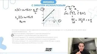 На рисунке приведены графики зависимости координаты от времени для двух тел: А и В - №23198