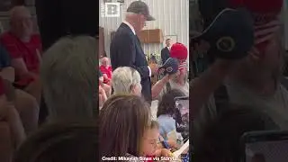 Joe Biden Cracks Jokes, Puts on Trump Hat in PA: "I Don't Remember My Own Name"