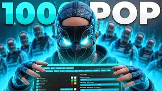 I CHEATED on a 1,000 POP SERVER using RUST CHEATS...