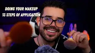 ASMR Doing your Makeup Roleplay ( Personal Attention )