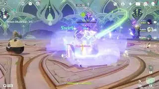 Just sayu swirl but in 4x slow motion mode | AranaraTV