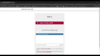 How to Login to EDUCAUSE