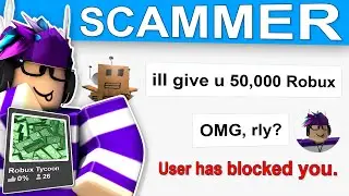 DEALING WITH AN IMPATIENT ROBLOX SCAMMERS...