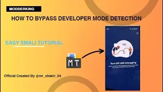 LEARN MODDING | How to Bypass Developer Mode Detection using MT Manager |Smali Reverse Engineering |