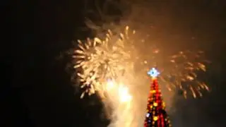Фейерверк Новый год 2014 г.Славянск Донецкая область