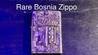 Rare Zippo SFOR COOP BOSNIA Military Peacekeeping Operations
