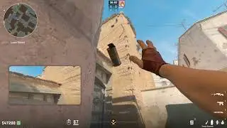 CS2 Dust2 Mid Doors Smoke from Lower Tunnels (Improved)