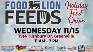 Food Lion Feeds kicking off holiday food drive today