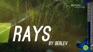 Rays in photoshop.