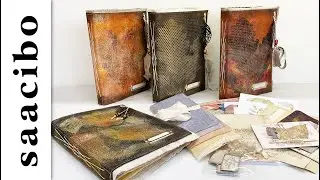 Junk Journals Inspired by Autumn Leaves - flip through - SOLD