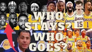 Lakers Offseason Breakdown! Who Stays & Who Goes? How Much Money Do Lakers Have For Free Agency?
