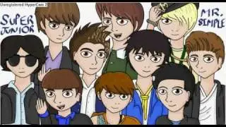 Super Junior Mr. Simple Drawing
