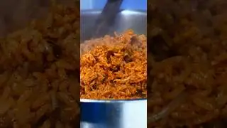 Sounds of food in the kitchen #africa #food #jollofrice #bestcookingvideos  #streetfood