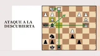 Ejercicio de TÁCTICA para mejorar mi AJEDREZ | ATAQUE A LA DESCUBIERTA