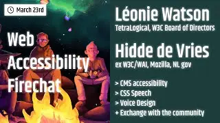 CSS Speech + CMS accessibility fire chat