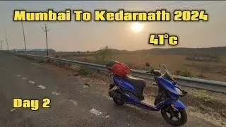 Day2 | Indore To Gwalior On Scooter | 2024 Kedarnath Ride