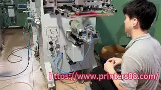 Bubble Tea Cups Screen Printer for Printing on PET Cups