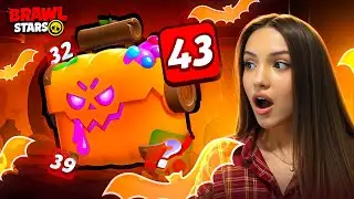САМОЕ УЖАСНОЕ ОТКРЫТИЕ! ОТКРЫЛА 100 ТЫКВЕННЫХ ЯЩИКОВ В БРАВЛ СТАРС! 😱