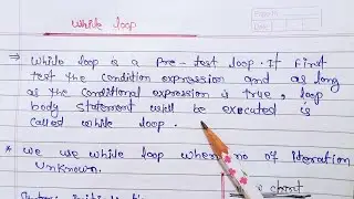 While Loop in C hindi | Use of While Loop