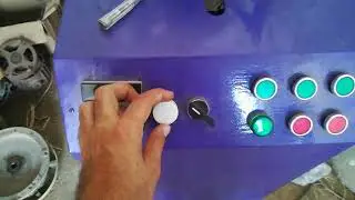 Homemade celling fan winding machine