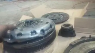 Dual mass flywheel replacement. Ford Transit, rear-wheel drive.