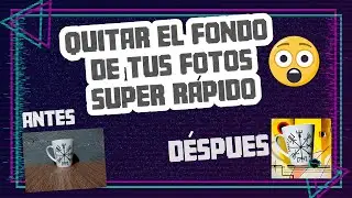 😱👍👍Así de fácil es quitarle el fondo a tus fotos(DESDE TU CELULAR📱) 👌👌😱