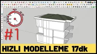 SketchUp Villa MODELLEME AŞAMASI  #1