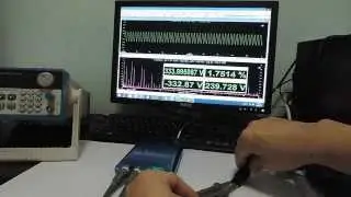 How to Measure Mains / Line Voltage and Harmonic Distortion using a USB Oscilloscope?
