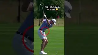 Right Elbow Movement (Golf Swing Slow Motion Iron)