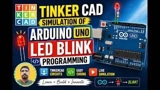 Arduino LED Blink in Tinkercad | Learn Arduino in 5 Minutes Complete Beginner Tutorial |