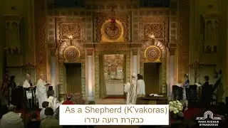 As a Shepherd (K’vakoras) כבקרת רועה עדרו