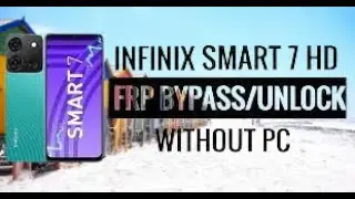 Infinix Smart 7 HD (X6516)FRP Bypass Android 12 New Trick unlock google account lock without Pc new