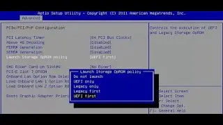 1st Boot Device Windows Boot Manager