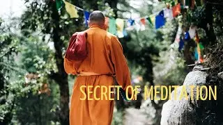 monk meditation / rare video