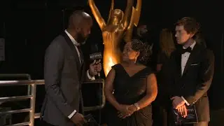 Chandra Wilson and Freddie Highmore 74th Emmy Awards Presenterview