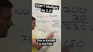 Convert Kilograms to Pounds FAST & EASY | Simple Math Trick 