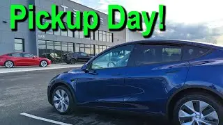 We get our new Tesla Model Y!