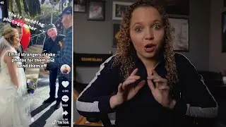 TikTok Photographer Crashes Wedding Session, Interrupting Hired Wedding Photographer