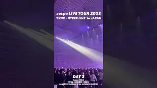 18.03.2023 aespa Insta Story update ~ 'SYNK HYPERLINE in OSAKA - Day 3'