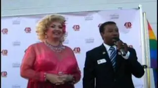 Mayor Mitch Ward (ret.) Manhattan Beach Spoke at 2010 LA Pride Event. He was introduced by MAMA.
