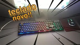 Meu teclado novo!😝