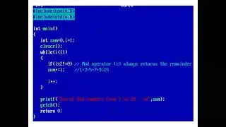 Display Sum of Odd Numbers from 1 to 10 using while loop